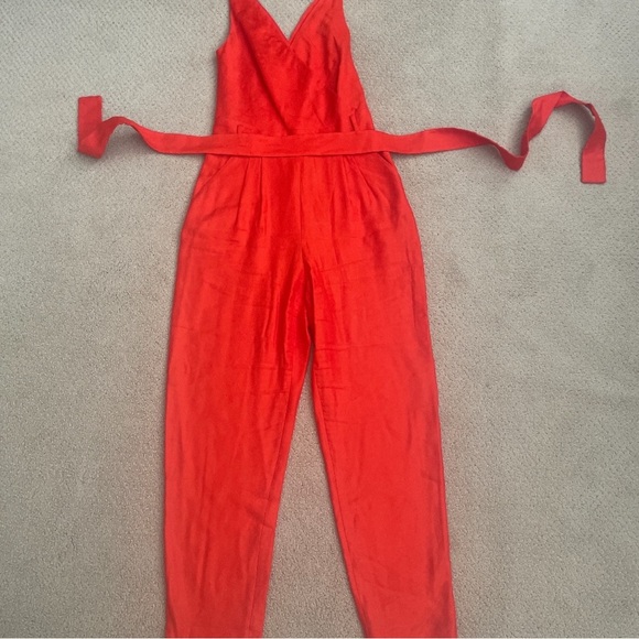 Karen Millen Bright Red Jumpsuit, 2 - Picture 1 of 4